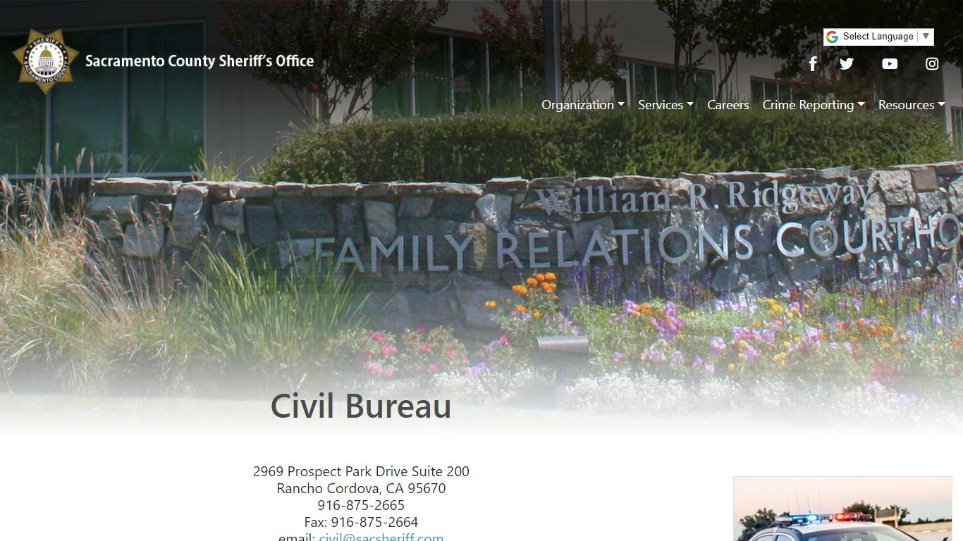 Civil Bureau - Sacramento County Sheriff's Department